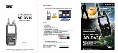 Aor dv10 operating - manual, +