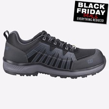 Caterpillar Charge S3 Chaussures De Sécurité Pour Hommes Noires
