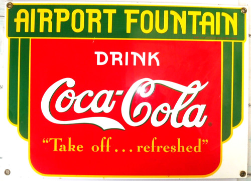 Coca cola plaque emaillee - coca, cola®