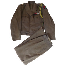 Tenue blouson+pantalon officier 1ère Armée Française Rhin et Danube français WW2