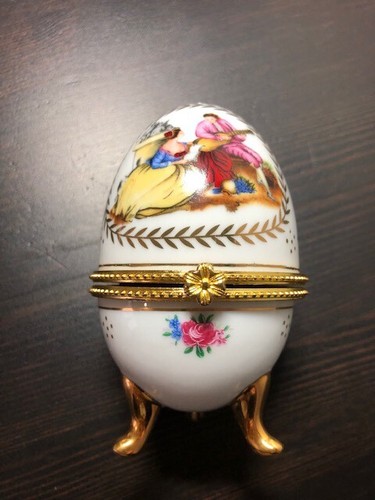 Oeuf porcelaine boite à - oeuf, en
