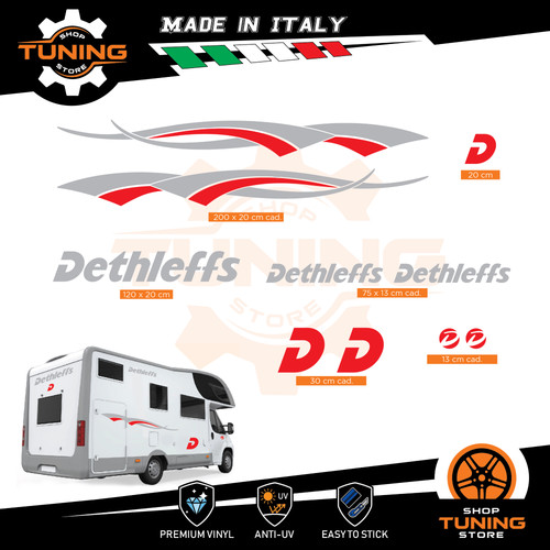 Autocollants camper kit - de,