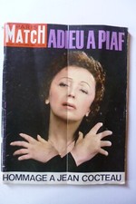 Paris Match n°758 Edith Piaf