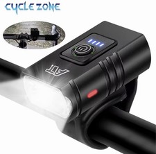 Led Feu Avant De Vélo Trottinette.. Rechargeable Avec Fixation Guidon