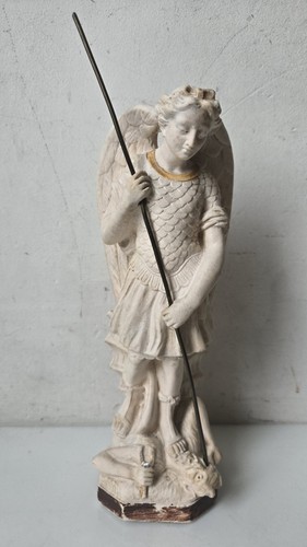 Statue ancien saint michel - statue,