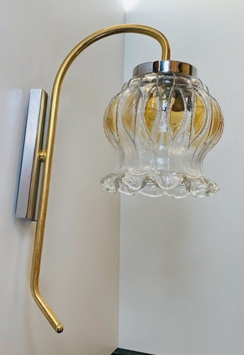Ancienne applique tulipe - ancienne,