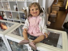 Poupée d'artiste Katja Schneider / Ruth Kunz poupée en vinyle 63 cm. Excellen...