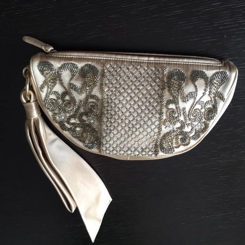 Sergio rossi champagne - champagne, beaded
