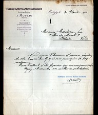 MUTZIG (67) USINE d'OUTILS "MUTZIG - FRAMONT" en 1920