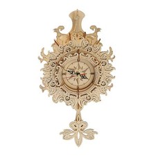 Puzzle en bois 3D horloge en bois découpé au  cadeau d'artisanat belle