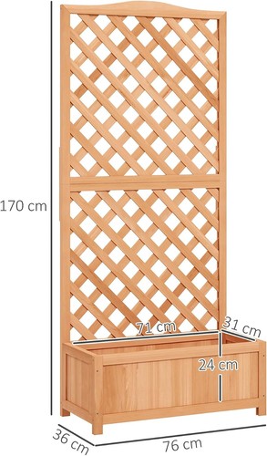 Jardinière treillis pied - jardinière,