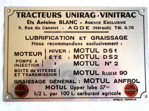 Ancienne plaque pub - ancienne,
