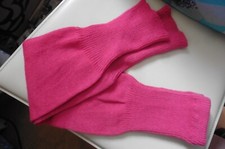 Guêtres jambières échauffement danse classique maille rose fuchsia Taille unique