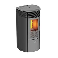 Foco Poêle à Pellets 6,9 Kw Chaudière Pelletkamin Cheminée Gris 160m ³ ⭐