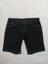 Short jean noir coton t42 - short, en