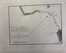 carte marine ancienne De Calpe