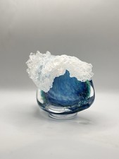 Signed Josh Fradis, ocean wave