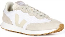 Veja Rio Branco Ii Alveomesh Tech Tissu Baskets Pour Hommes Blanc Gris UK 6 - 12