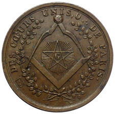 Jeton Franc Maçonnerie Unis