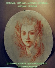 DESSIN SANGUINE sur TOILE