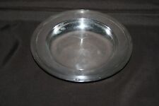 Assiette ancienne en métal argenté poinçonnée