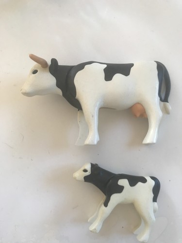 Playmobil vache avec veau - , noir