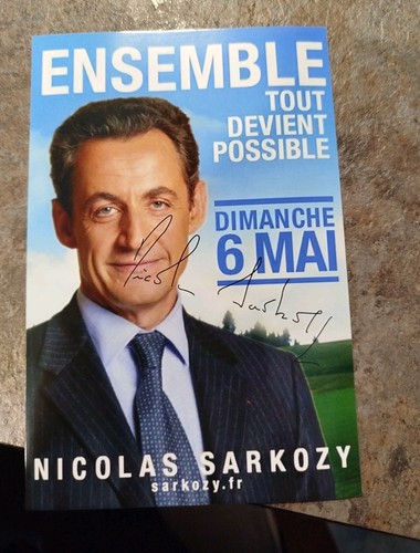 Photo postale dédicacée - photo,