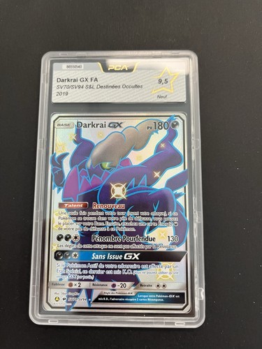 Carte pokémon gradée darkrai - carte,