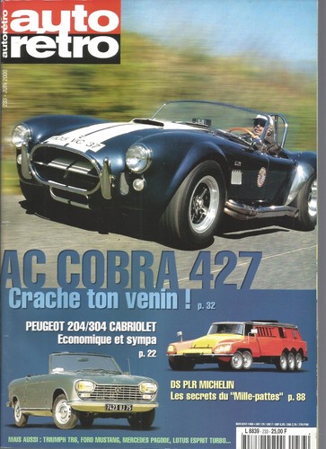 Auto retro 233 cobra - ac, 427