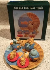 Vintage miniature teaset - vintage,