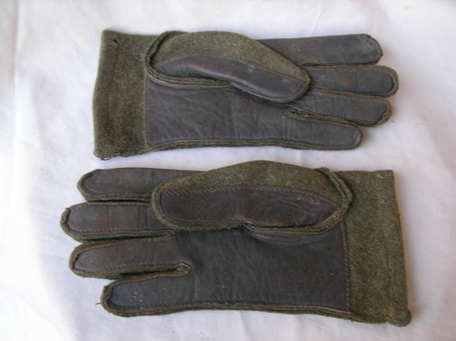 Ww2 paire gants militaires - ww2,