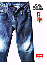 PUBLICITE ADVERTISING 064  1993  LEVI'S   518  jeans