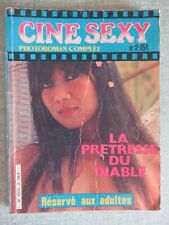 PHOTO ROMAN ADULTE : CINE SEXY N° 2  BACCARA EDITIONS ANNEES 70 EROTIQUE X HARD