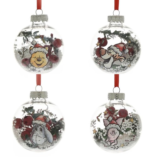 Boules noël disney winnie - boules,