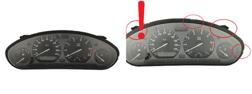 Bloc compteurs vitesse bmw e36 - bloc,