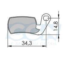 Plaquette frein vtt 29 clarks