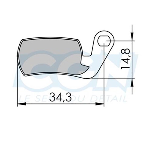 Plaquette frein vtt - 29, clarks