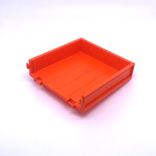 PLAYMOBIL * CHANTIER & BTP * Plateau Arrière de Camion Benne Orange 4046