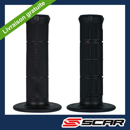 Poignee guidon noir moto - guidon,