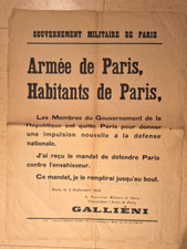 Affiche Originale WW1