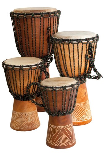 Djembe beginner carved - beginner, 20"