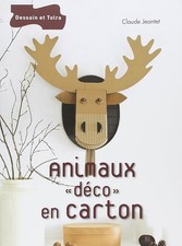 Animaux déco en carton -