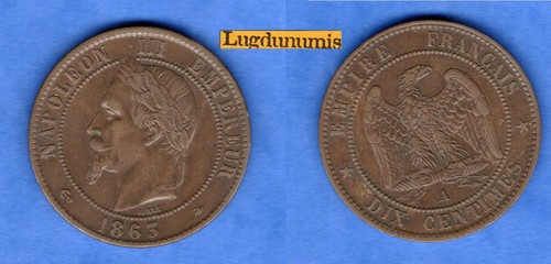 Centimes napoléon iii - 10,