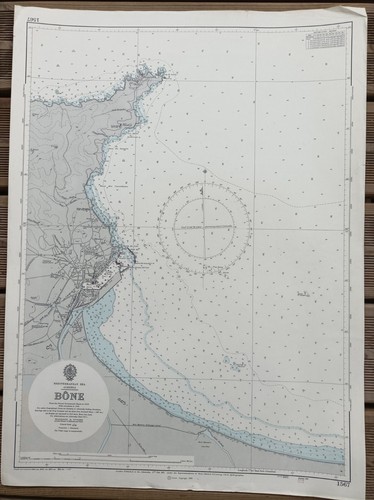 Carte marine port bône - port,