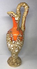 Vase Aiguière Fat Lava Vintage Vallauris Style Le Vaucour H 27 L 9 l 7,5 Cm