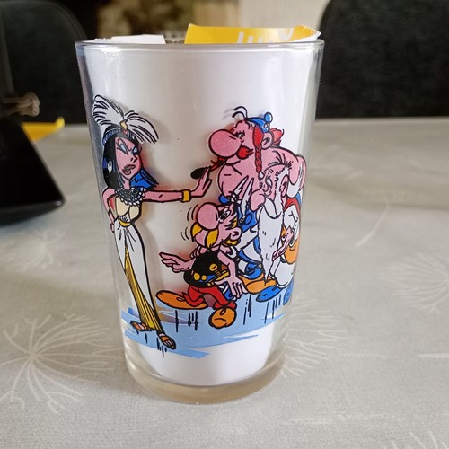 Amora verre moutarde vintage - verre,