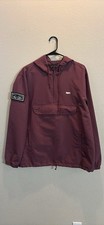 Obey Maroon Pullover Half Zip