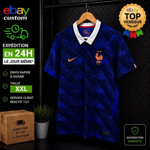 Maillot equipe france bleu - de,