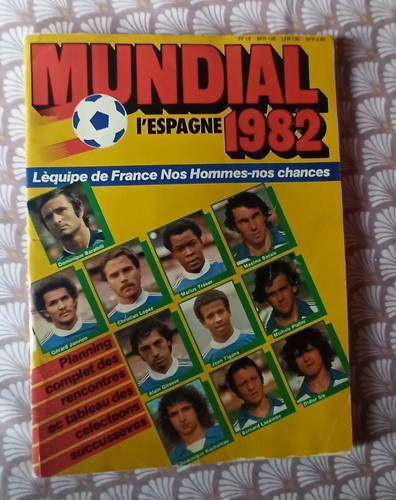 Magazine mondial 1982 coupe - mondial, du