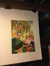 AFFICHE LITHOGRAPHIQUE LE CARNAVAL DE NANTES JEAN ADRIEN MERCIER